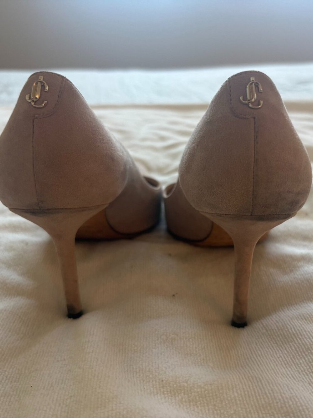 Jimmy Choo Love beige shoes, size 36.
